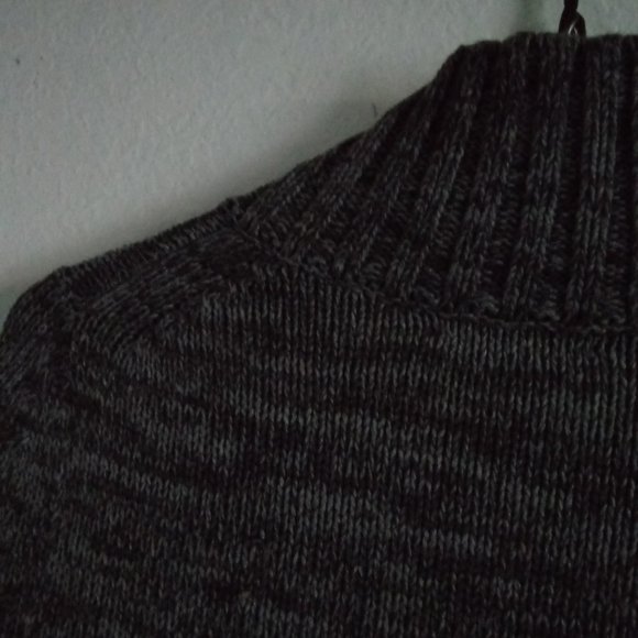 Moda Intl Grey Asymmetrical Sweater Jacket - Picture 16 of 16